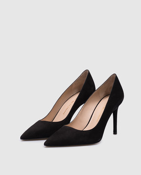 Stuart Weitzman Черные замшевые туфли Power SJ948