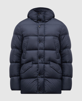 Woolrich Синий пуховик с логотипом CFWOOU2087MRUT2635
