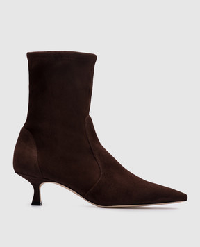 Stuart Weitzman Коричневі замшеві черевики Naomi SJ403