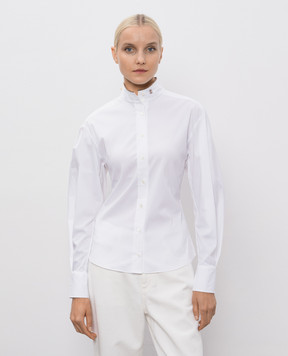 Brunello Cucinelli Біла сорочка з ланцюжком моніль M0091NL936