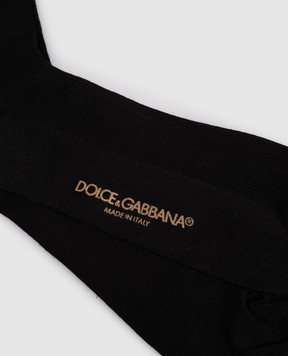 Dolce&Gabbana Чорні гольфи GX04KTJFMNB