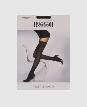 Wolford Чорні панчохи Individual 10 Den 20942ВЛ16