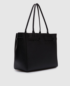 Tom Ford Чорна шкіряна сумка-тоут Audrey з логотипом L1809LCL429X
