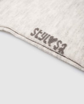 RiminiVeste Дитячі сірі шкарпетки Stylosa з логотипом G567SUNNY