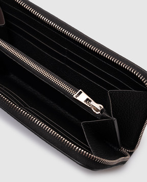 Tom Ford Черный кожаный кошелек с принтом логотипа Y0241LCL158S