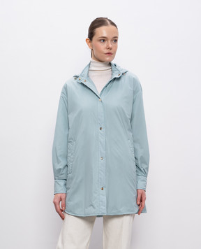 Herno Блакитна куртка з логотипом GI000277D12456Z
