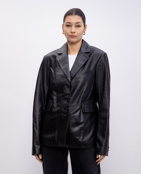 Lou Lou Studio Черная кожаная куртка ALDO ALDO