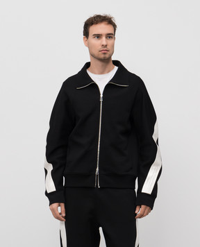 Givenchy Черная спортивная куртка с вышивкой логотипа BMJ0NY319T