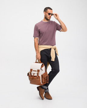 Brunello Cucinelli Бордова футболка M0B137427