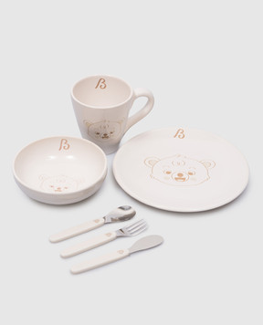 Brunello Cucinelli Детский набор посуды Bernie из шести предметов BLCER00B1