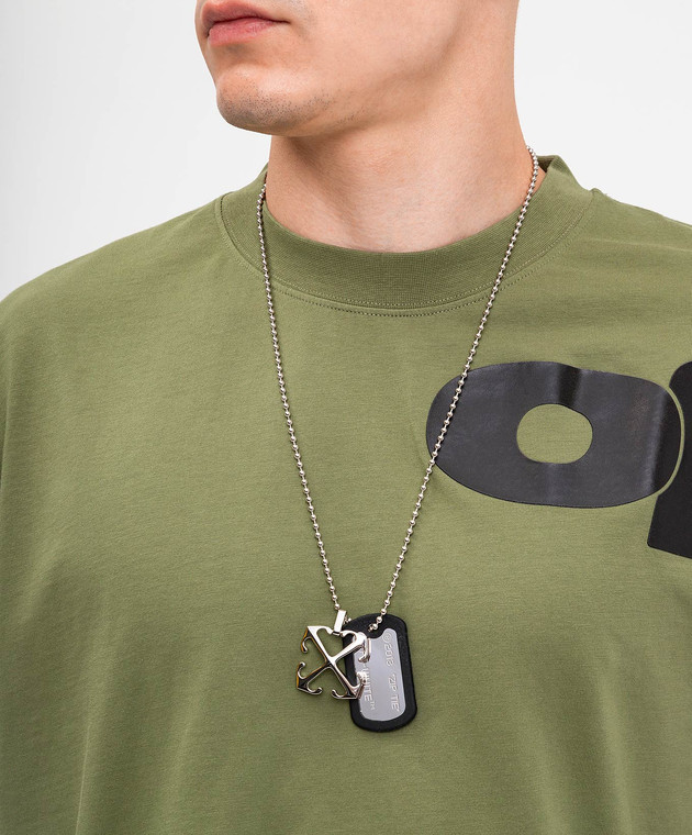 Off-White цепочка с подвеской Arrow OMOB15CF24MET001 изображение 2