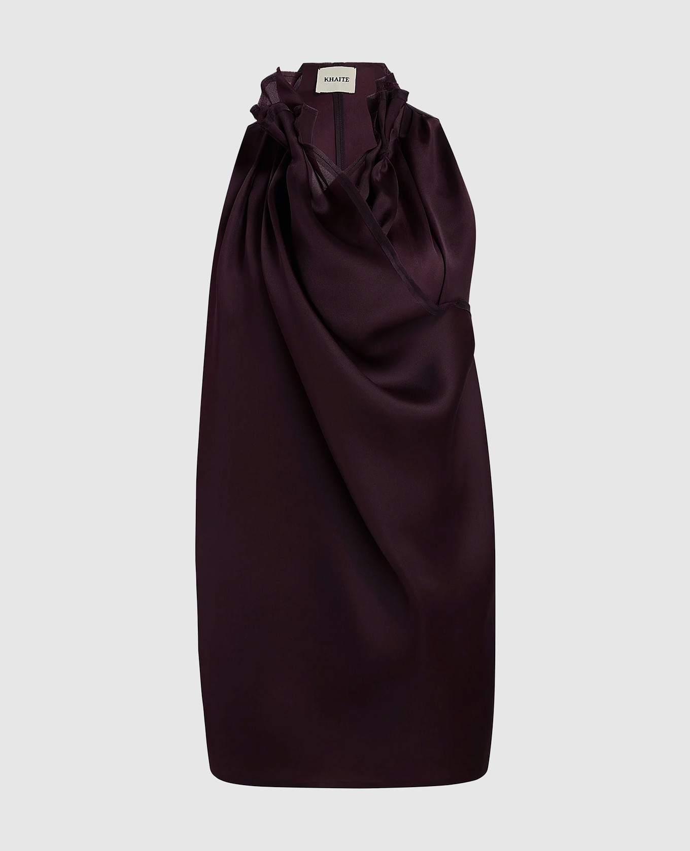 

Бордовый топ Megan из шелка, Топы