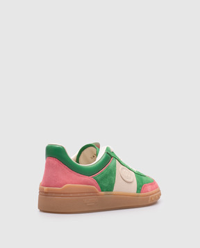 Valentino Зелені замшеві кросівки UPVILLAGE CROSTA 6W2S0IL9LAL