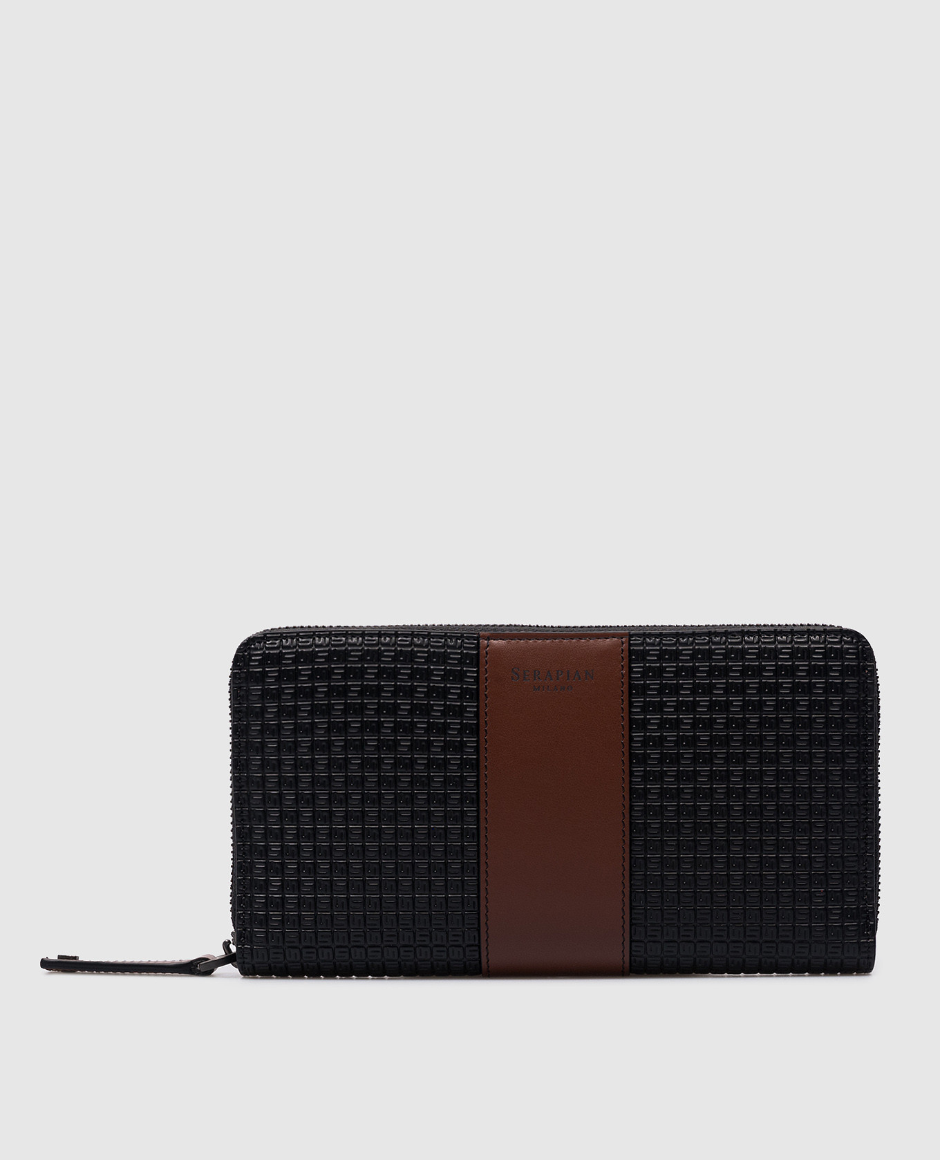 Stepan 72 black leather wallet