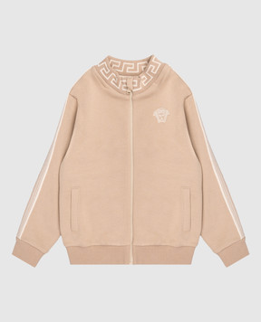 Versace Дитяча бежева спортивна куртка Greca 10185621A11652