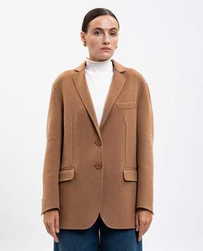 Twinset Коричневий жакет з вовною 252TP2072