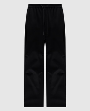 Juun.j Черные спортивные штаны Racer Slit PUNTO JC4X21P245