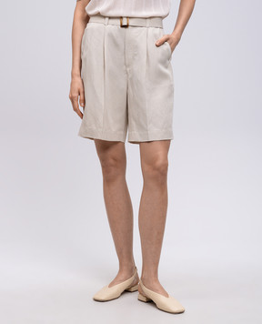 Woolrich Бежевые шорты с льном CFWWSH0043FRUT3043