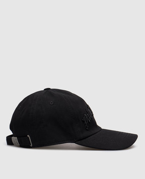 Palm Angels Черная кепка с вышивкой логотипа PWLB036S25FAB001