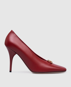 Valentino Червоні шкіряні човники з логотипом VLogo Signature 5W2S0JT5EEY