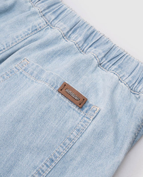 Brunello Cucinelli Детские голубые джинсовые шорты BH192P645C