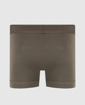 Tom Ford Труси-боксери кольору хакі з логотипом T4LC32040