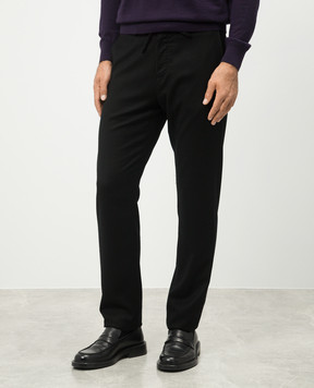 Canali Чорні штани з вовни AR03472V1659
