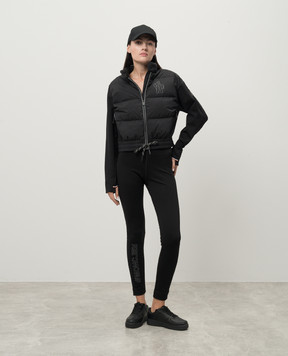 Moncler Grenoble Чорні легінси з логотипом J20988H00003829H7