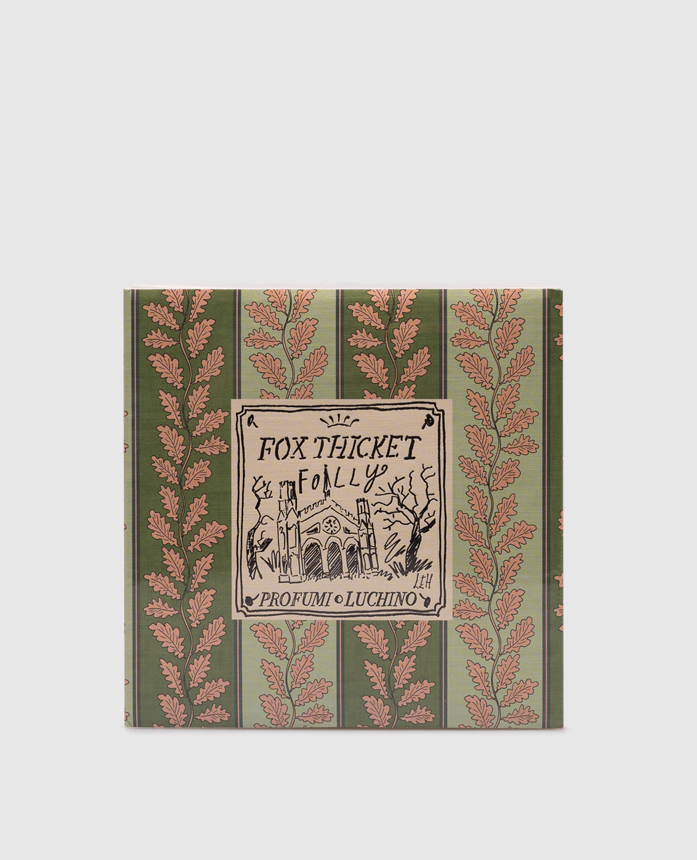 Зеленая дизайнерская свеча с ароматом Fox Thicket Folly 700 гр