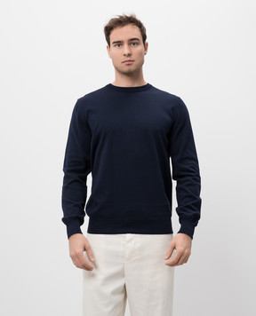 Canali Синій джемпер MK00145C0012