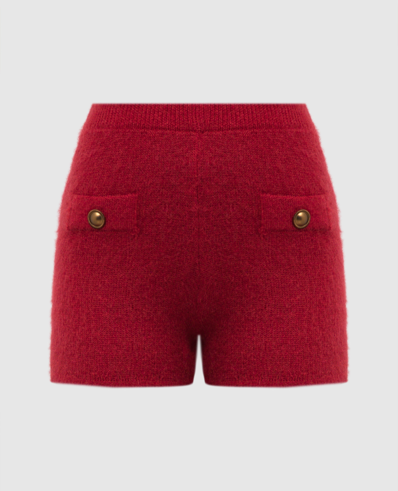 

Красные шорты с мохером, Красный, Шорты