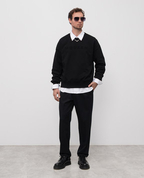 Alexander McQueen Чорний світшот з логотипом 839216QTADU