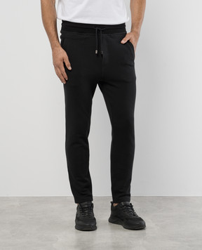 Cashmere&Whiskey Чорні джогери SWEATPANTS1