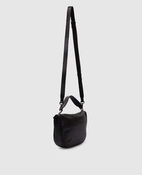 Gianni Chiarini Чорна шкіряна сумка крос-боді Cindy з логотипом BS11701MUS
