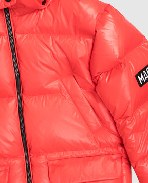 Mackage Дитячий червоний пуховик KENNIE KENNIELUS
