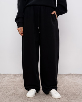 Max Mara Sportmax Черные спортивные брюки LORD LORD
