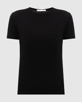 Helmut Lang Чорна футболка з логотипом O01HW515