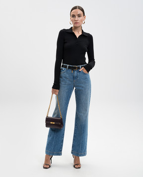 Dolce&Gabbana Сині джинси з ефектом потертості з логотипом FTC8TDG8MR9