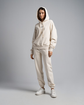 Jil Sander Бежевые брюки джогеры J40KA0130J20010