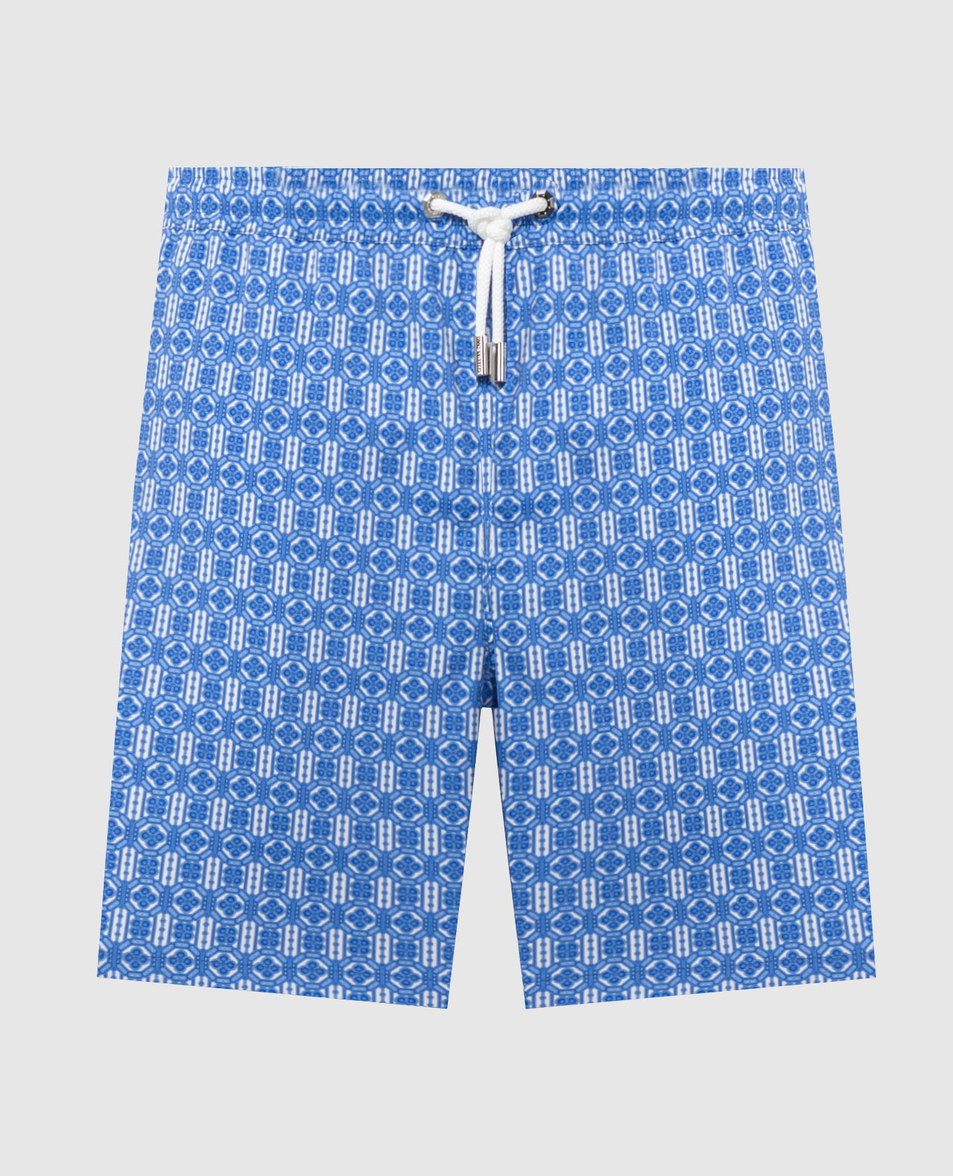 Blue patterned swimming shorts
