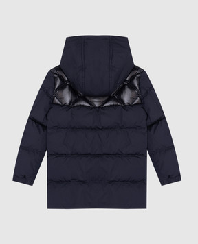 Moncler ENFANT Синій пуховик Bazzing J29541A0005254A91810