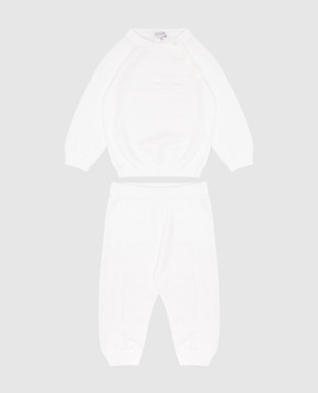 Brunello Cucinelli Детский белый костюм B29MT20710