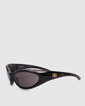 Balenciaga Черные очки Sporty 812604T0007