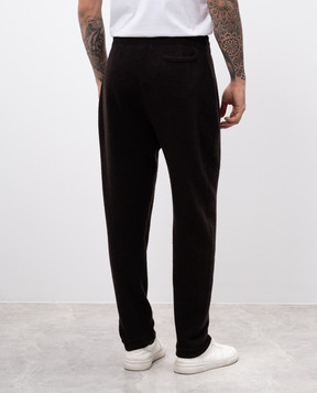 Cashmere&Whiskey Коричневые спортивные брюки из кашемира. MU864F1307341PF