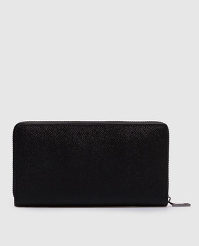 Dolce&Gabbana Черный кожаный кошелек с логотипом BP1672AG219