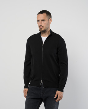 Brunello Cucinelli Черный кардиган из кашемира M2200106
