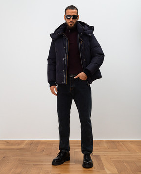 MooRER Синие джинсы с логотип патч WOODY52BLUGREY