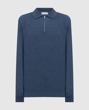 Brunello Cucinelli Синий свитер из кашемира M2229525