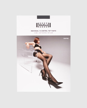 Wolford Чорні колготи Individual 10 Den 18163