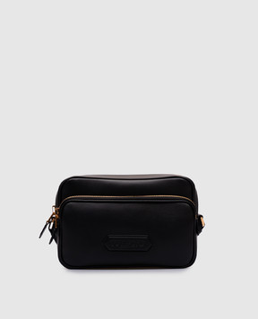 Tom Ford Чорна шкіряна сумка з логотипом H0481LCL467G